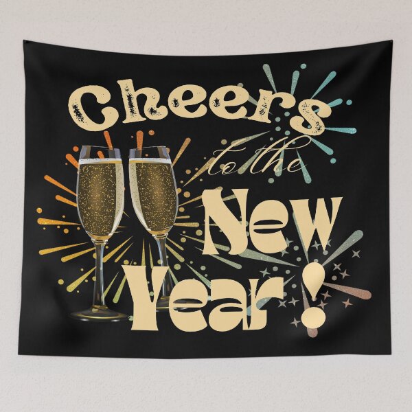Item preview, Cheers to the New Year! designed and sold by Branka.