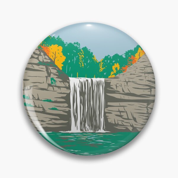 Item preview, Fall Creek Falls State Park Tennessee Vintage designed and sold by KrisSidDesigns.