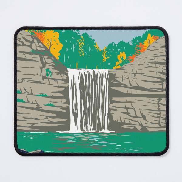 Item preview, Fall Creek Falls State Park Tennessee Vintage designed and sold by KrisSidDesigns.