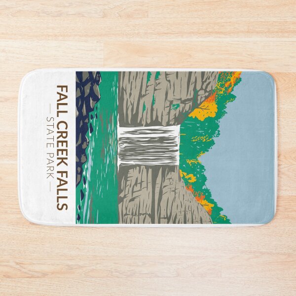 Item preview, Fall Creek Falls State Park Tennessee Vintage designed and sold by KrisSidDesigns.