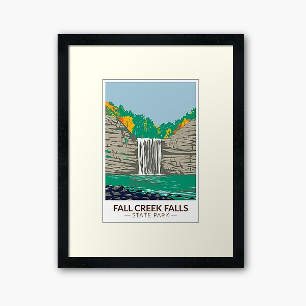 Item preview, Fall Creek Falls State Park Tennessee Vintage designed and sold by KrisSidDesigns.