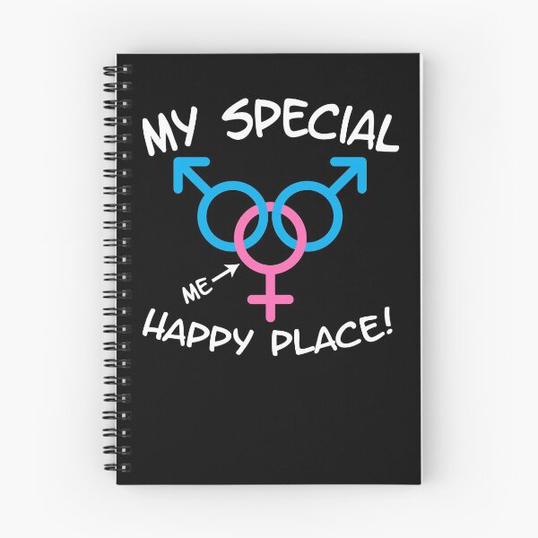 Artikelvorschau, Mein besonderes Happy Place MFM Threesome Swinger Lifestyle Design. Für dunklere Farben. entworfen und verkauft von swingersshop.