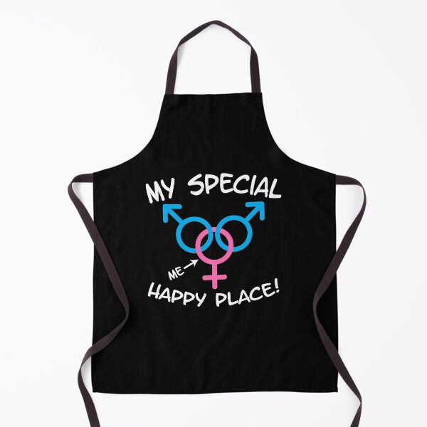 Item preview, My Special Happy Place MFM Threesome Swinger Lifestyle Design. For darker colors. designed and sold by swingersshop.