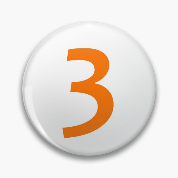 Item preview, Orange color Number 3 | Orange color Number Three designed and sold by WECreations.