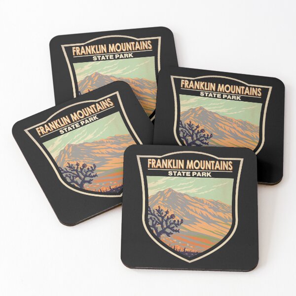 Item preview, Franklin Mountains State Park Texas Badge designed and sold by KrisSidDesigns.