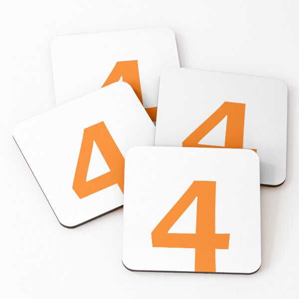 Item preview, Orange color Number 4 | Orange color Number Four designed and sold by WECreations.