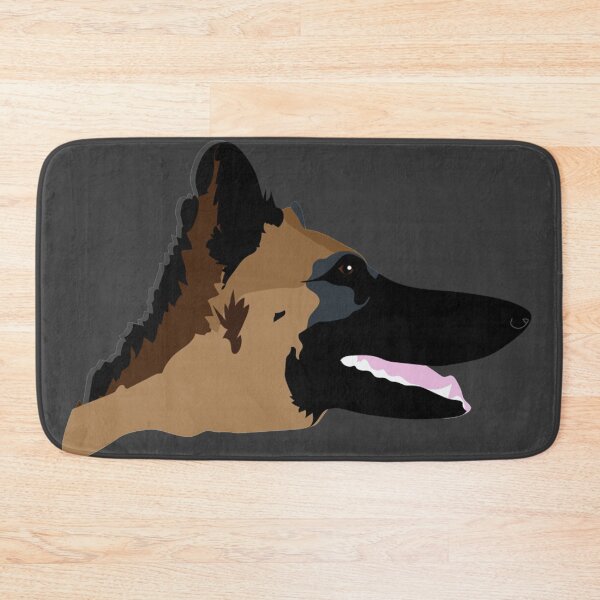 Item preview, German Shepherd Illustration (black) designed and sold by MsTyson.