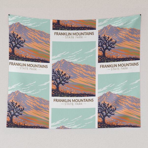 Item preview, Franklin Mountains State Park Texas Vintage designed and sold by KrisSidDesigns.