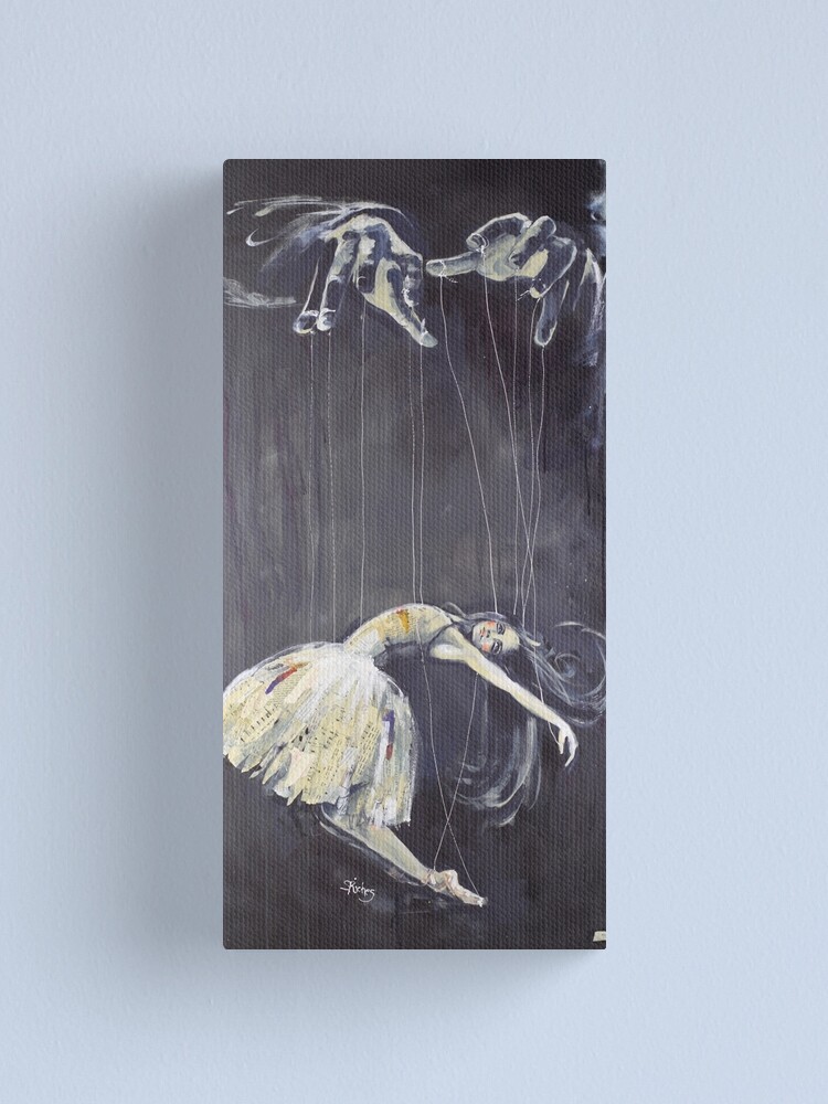 Alternate view of Hands of the Puppeteer Canvas Print