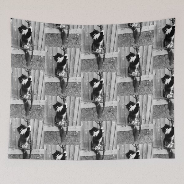 Item preview, Hanging in there, fluffy cat designed and sold by RTrivella.