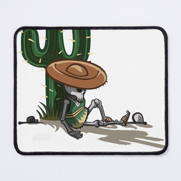 Item preview, Cactus and skeleton at night in the desert designed and sold by LEGADOVISUAL.