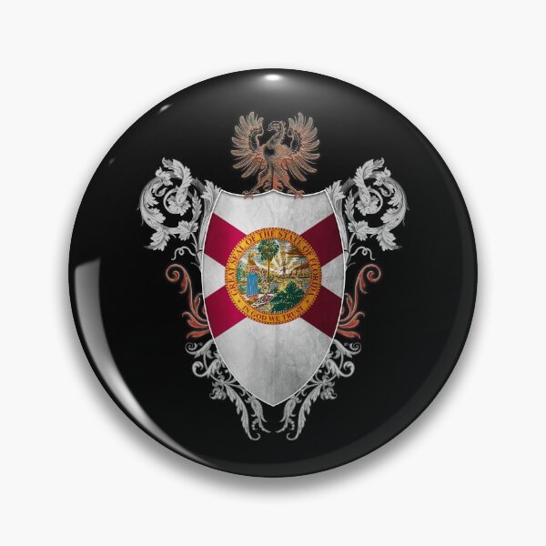 Item preview, Florida flag medieval heraldry coat of arms style designed and sold by ChaosEdits.