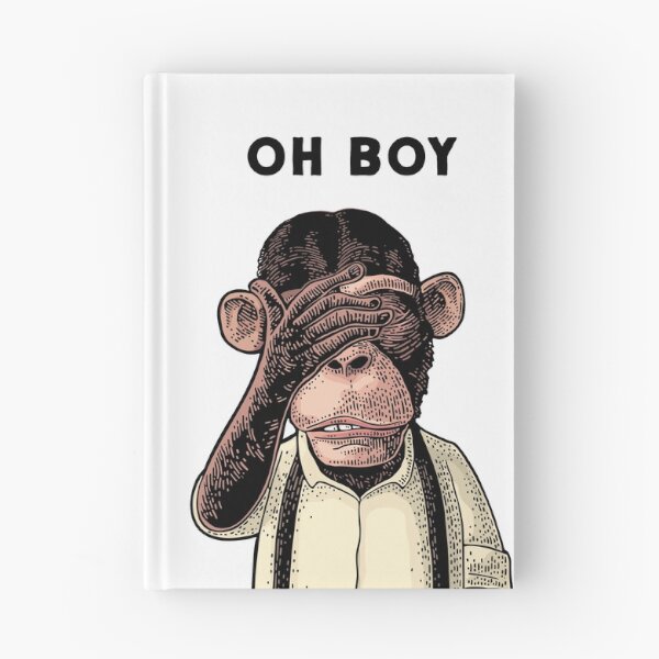 Item preview, Oh boy - monkey graphic designed and sold by MyDesignRox.