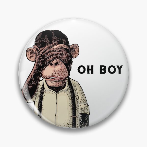 Item preview, Oh boy - monkey graphic designed and sold by MyDesignRox.