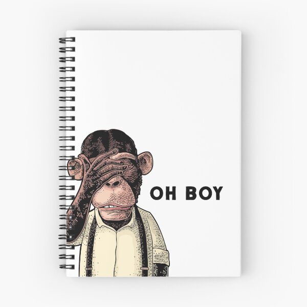 Item preview, Oh boy - monkey graphic designed and sold by MyDesignRox.