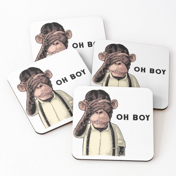 Item preview, Oh boy - monkey graphic designed and sold by MyDesignRox.