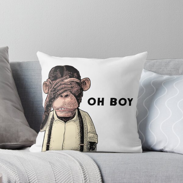 Item preview, Oh boy - monkey graphic designed and sold by MyDesignRox.