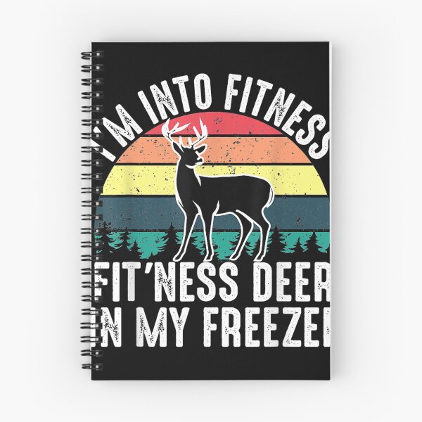 Item preview, I'm Into Fitness Fit'ness Deer In My Freezer Vintage Deer T-Shirt designed and sold by RateMeFiveStars.