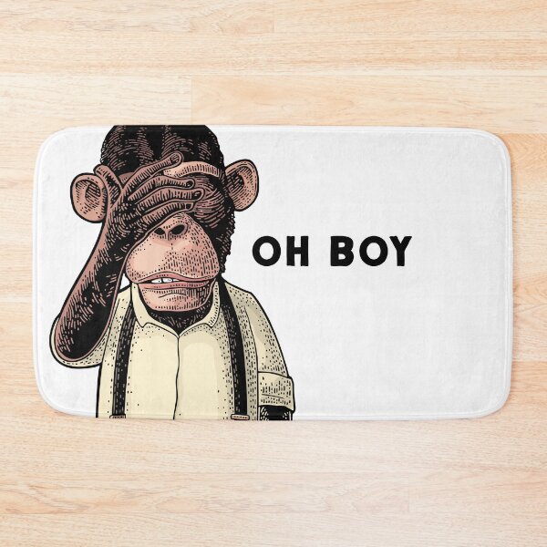 Item preview, Oh boy - monkey graphic designed and sold by MyDesignRox.
