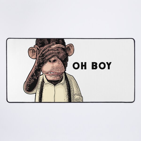 Item preview, Oh boy - monkey graphic designed and sold by MyDesignRox.