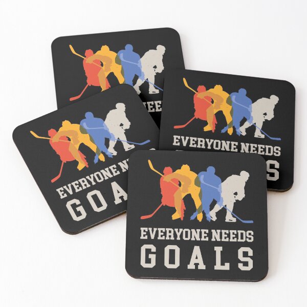 Item preview, Ice Hockey Player Team Need Goals Quote / Sticks Puck Saying design designed and sold by CreatedByHeidi.