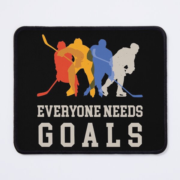 Item preview, Ice Hockey Player Team Need Goals Quote / Sticks Puck Saying design designed and sold by CreatedByHeidi.