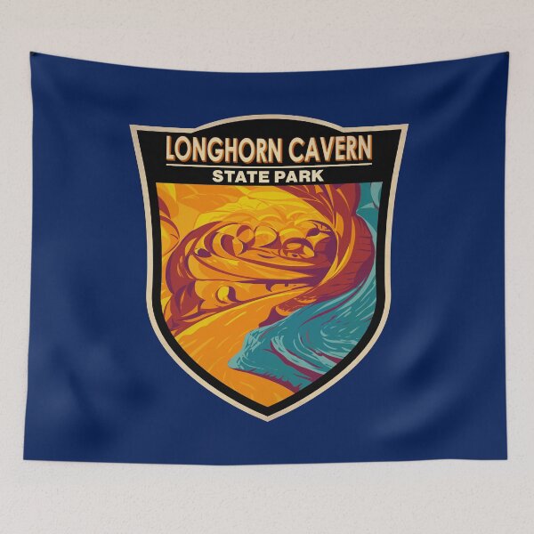 Item preview, Longhorn Cavern State Park Texas Badge designed and sold by KrisSidDesigns.