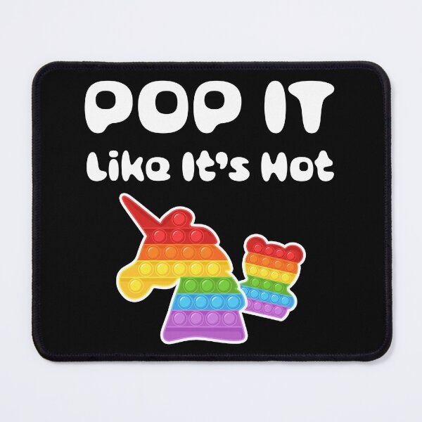 Item preview, Pop It Like It's Hot / Love Fidget Toys Unicorn Bear Rainbow design designed and sold by CreatedByHeidi.
