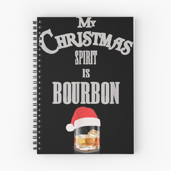 Item preview, My Christmas Spirit Is Bourbon Shirt Christmas Drinking T-Shirt designed and sold by RateMeFiveStars.