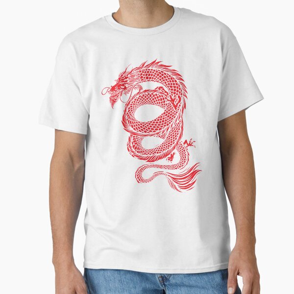 Item preview, Red Chinese Japanese Dragon 2 designed and sold by EddieBalevo.