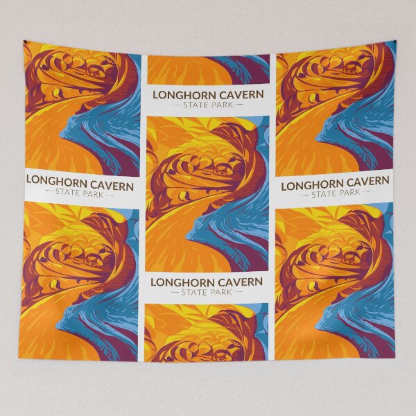 Item preview, Longhorn Cavern State Park Texas Vintage designed and sold by KrisSidDesigns.
