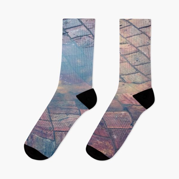 Item preview, Cloudy Cobblestone Puddle Reflection - Malaga, Spain designed and sold by SaraMargolis.