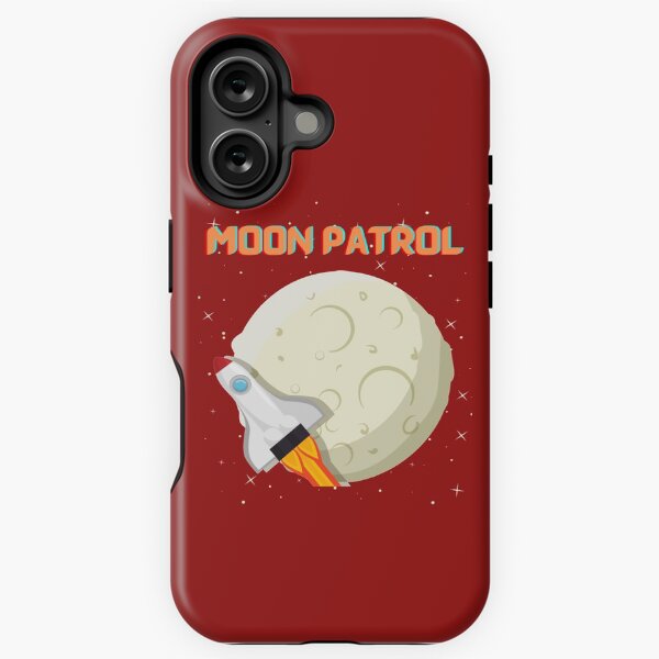 Item preview, Moonpatrol, Moon patrol, Retro, moon, space, arcade, moonpatrol, gaming, rocket, 8bit, moon landing, designed and sold by strawcastle99.