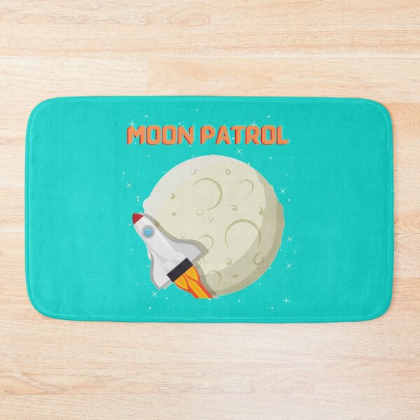 Item preview, Moonpatrol, Moon patrol, Retro, moon, space, arcade, moonpatrol, gaming, rocket, 8bit, moon landing, designed and sold by strawcastle99.