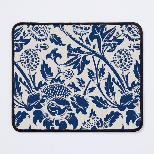 Item preview, Vintage Navy Blue Floral Pattern designed and sold by newburyboutique.