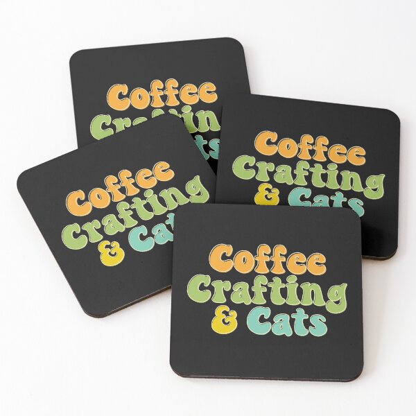 Item preview, Coffee, Crafting and Cats - Craft Lover designed and sold by Krysanthe.