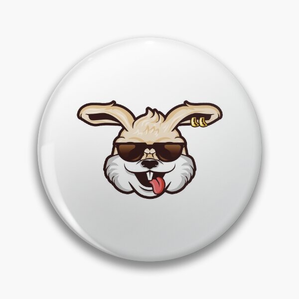 Item preview, Bunny Head illustration - Cool Bunny Design Gift Idea For Bulls Lovers designed and sold by Prince - Bestseller ★★★★★.