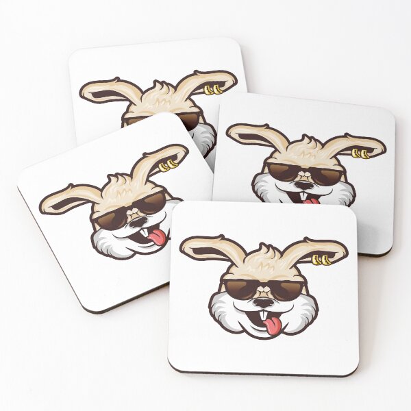 Item preview, Bunny Head illustration - Cool Bunny Design Gift Idea For Bulls Lovers designed and sold by Prince - Bestseller ★★★★★.