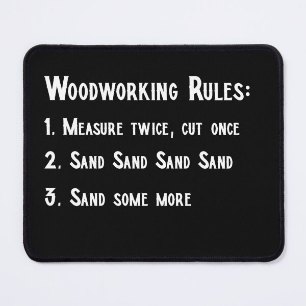 Item preview, Woodworking Rules - Woodworking, Carpentry Fun Design - Woodworking Gifts designed and sold by WoodWorkingInc.