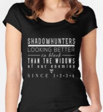 The Mortal Instruments: "Shadowhunters" Women's Fitted Scoop T-Shirt