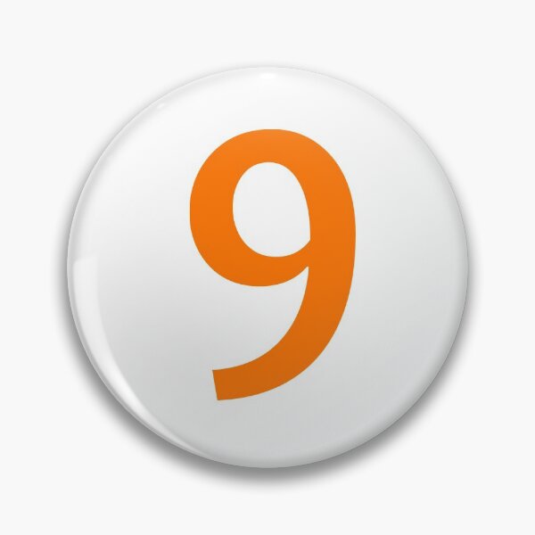 Item preview, Orange color Number 9 | Orange color Number Nine designed and sold by WECreations.