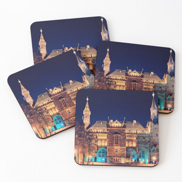 Item preview, Aachen City Hall at night designed and sold by MadManFaber.