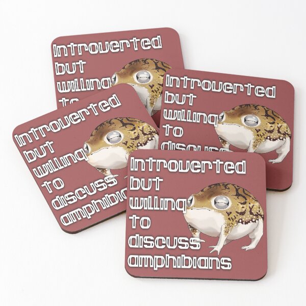 Item preview, Introverted but willing to discuss amphibians 1 designed and sold by Furiarossa.