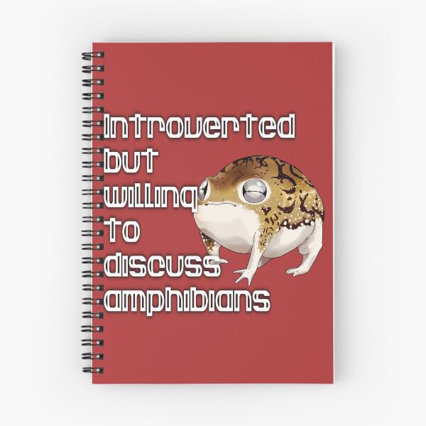 Item preview, Introverted but willing to discuss amphibians 1 designed and sold by Furiarossa.