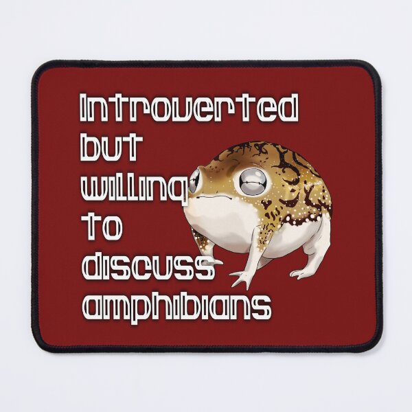 Item preview, Introverted but willing to discuss amphibians 1 designed and sold by Furiarossa.