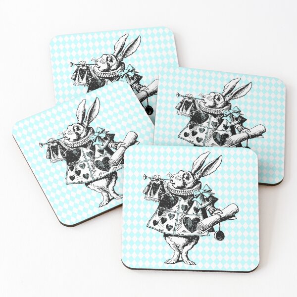 Item preview, Alice In Wonderland White Rabbit in Blue designed and sold by Pixelchicken.