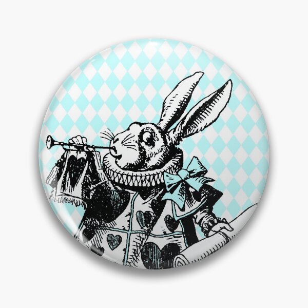 Item preview, Alice In Wonderland White Rabbit in Blue designed and sold by Pixelchicken.