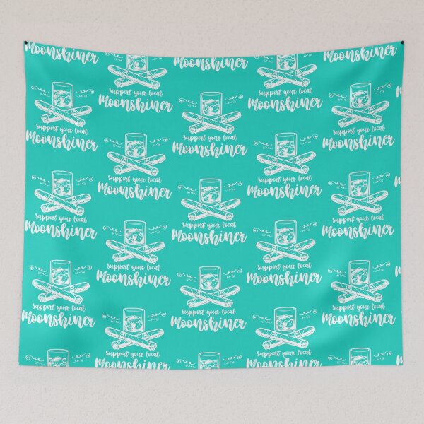 Item preview, Support your local moonshiners - Black burner       designed and sold by strawcastle99.