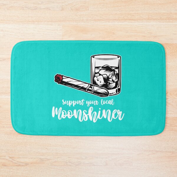 Item preview, Support your local moonshiners - Black burner      designed and sold by strawcastle99.