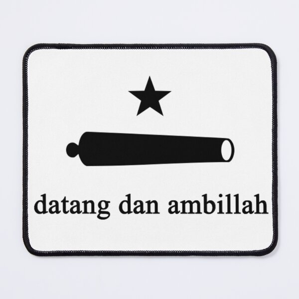 Item preview, 'datang dan ambillah' bendera (Indonesian Come and Take It Flag) designed and sold by JonathanR1994.